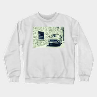 Fiat in Italian street Crewneck Sweatshirt